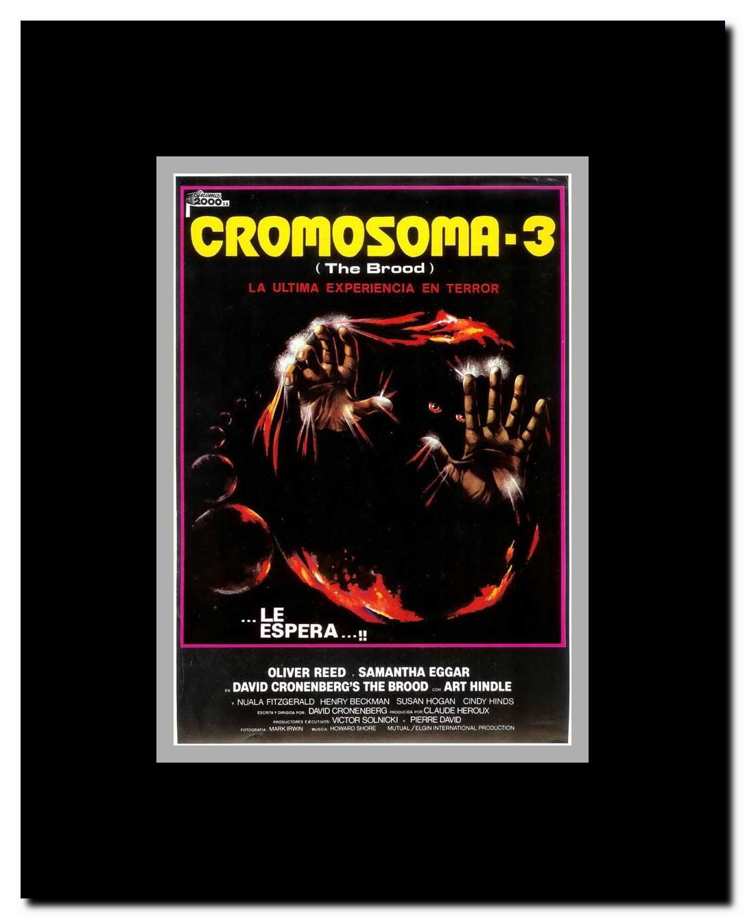 The Brood Framed Movie Poster