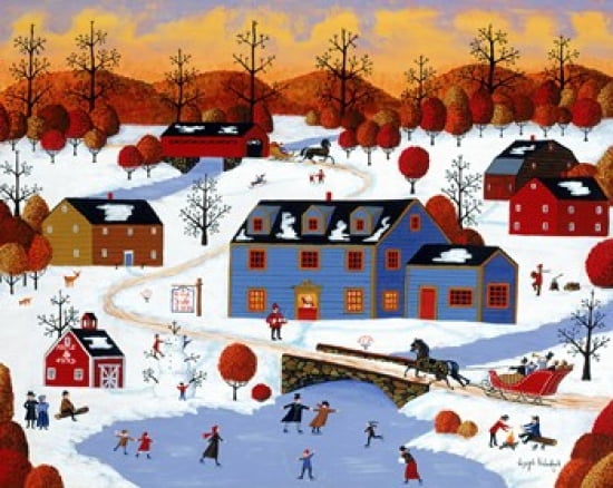 The Brookside Inn Canvas Art - Joseph Holodook (24 x 19)