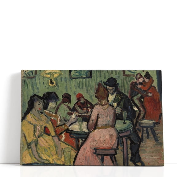 The Brothel, 1888 - Wrapped Canvas Print Wall Art | 18" W x 12" H