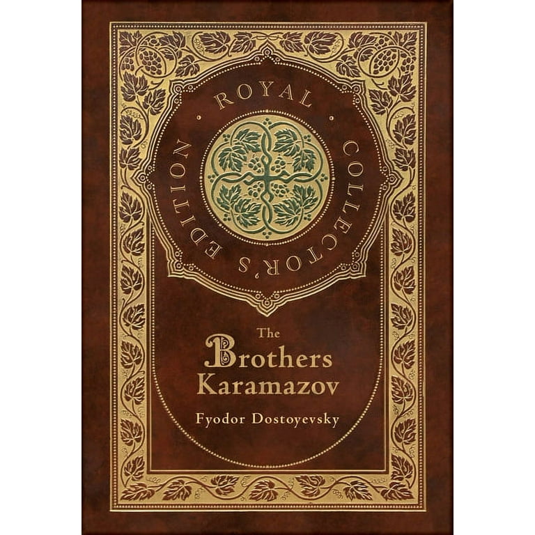 The Brothers Karamazov - Brown Leather Men's Clutch Purse by Time  Resistance