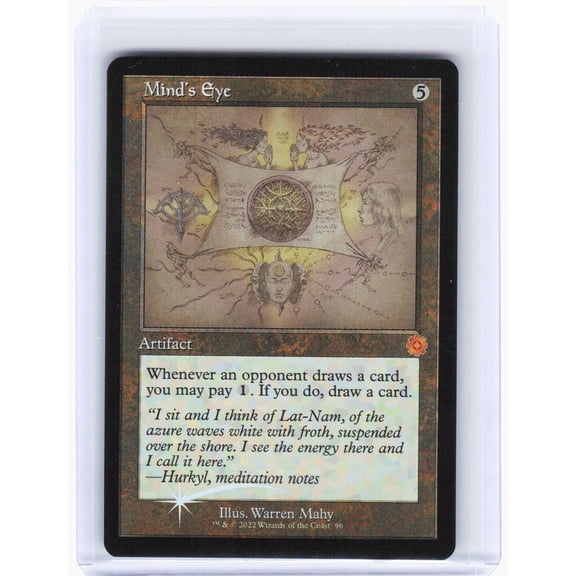 The Brothers' War: Retro Frame Artifacts Mind's Eye (Schematic) Foil Mythic #96