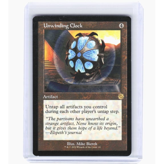 The Brothers' War: Retro Frame Artifacts Unwinding Clock Non-Foil Rare #61