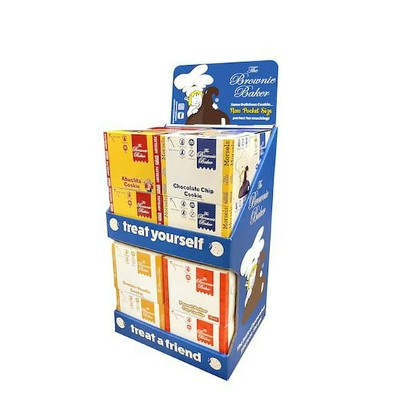 The Brownie Baker Assorted Cookie - Shipper -- 96 per case.