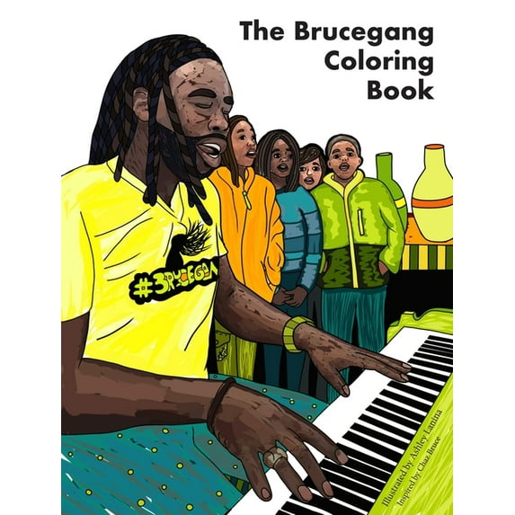 The Brucegang Coloring Book (Hardcover) by Ashley Lanina, Chaz Bruce