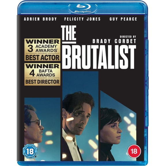 The Brutalist (Blu-ray) Adrien Brody Felicity Jones Adrien Brody Felicity Jones Guy Pearce