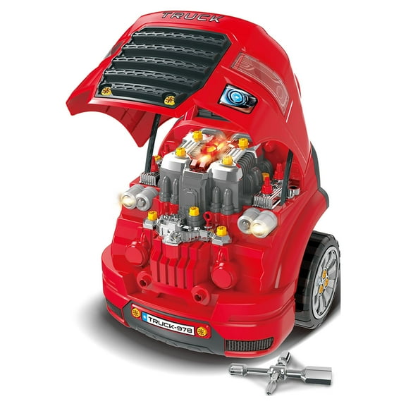 The Bubble Factory Truck Engine Workshop Vehicle Playset
