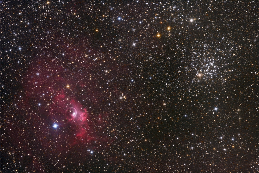 The Bubble Nebula Canvas Art - Roth RitterStocktrek Images (18 x 12)