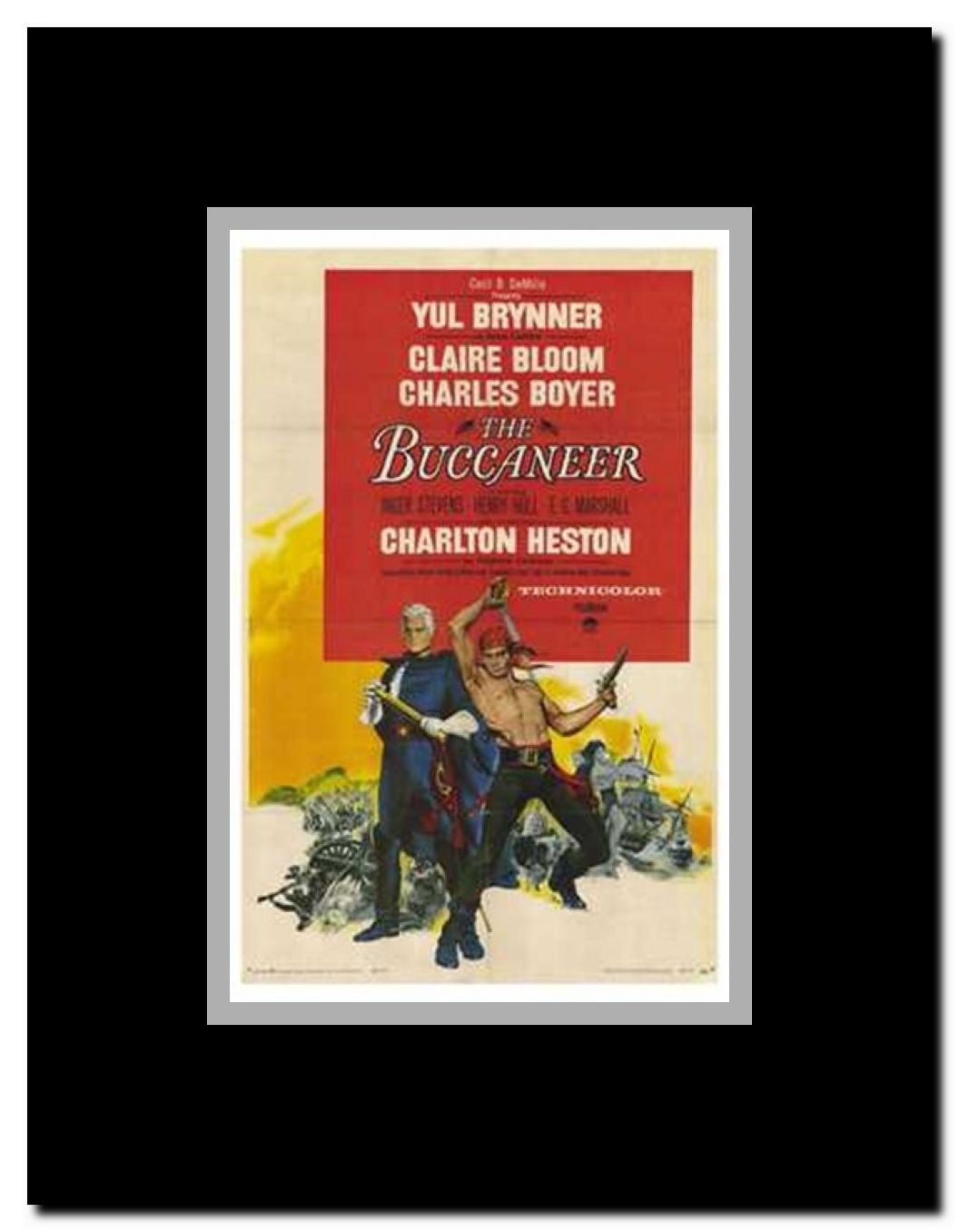 The Buccaneer Framed Movie Poster