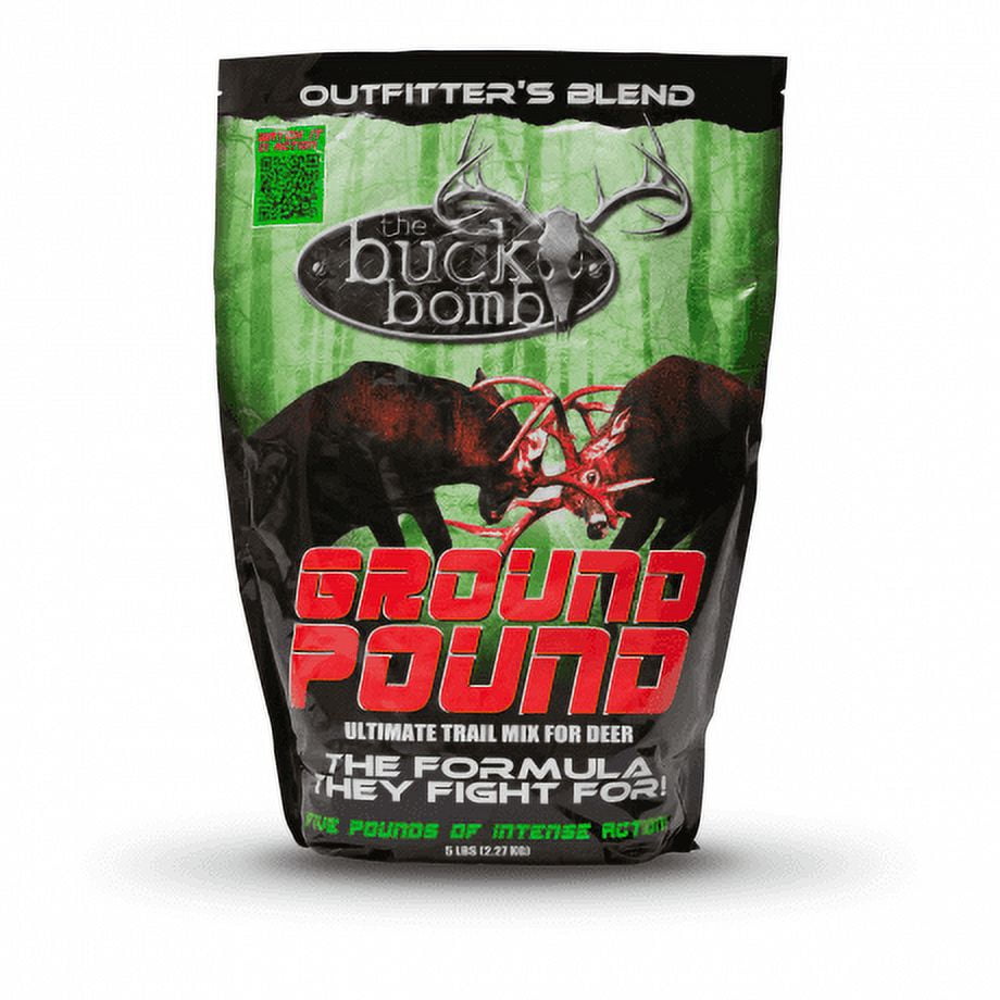 The Buck Bomb Ground Pound Deer Attractant, Trail Mix, 5 lbs.