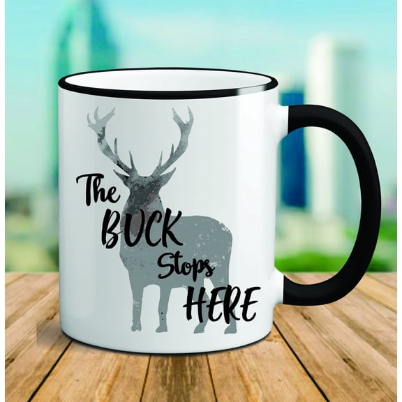 The Buck Stops Here Boss Mug Boss Gift The Buck Stops Here Boss's Day Boss Appreciation Bo