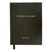 The Bucket List Journal Goal Achievement Motivational & Inspirational Journal, 8" x 10", 100 Pages
