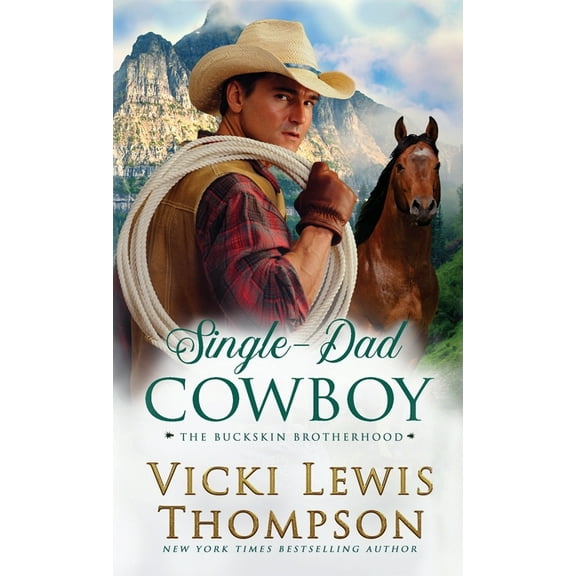 The Buckskin Brotherhood Single-Dad Cowboy, Book 8, (Paperback)