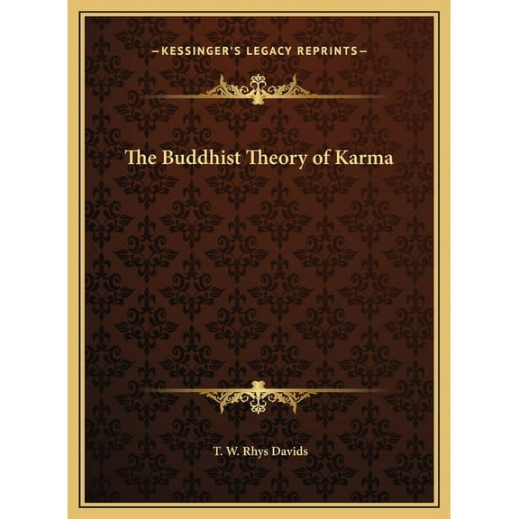 The Buddhist Theory of Karma, (Hardcover)