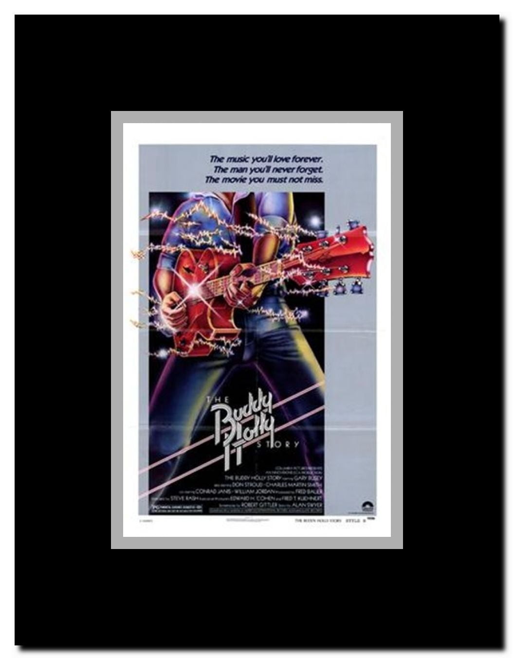The Buddy Holly Story Framed Movie Poster