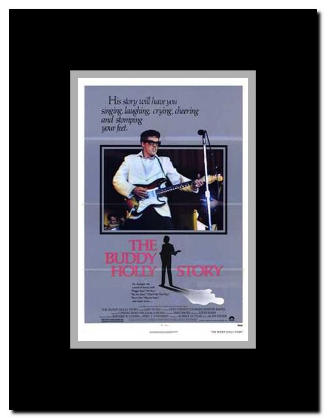 The Buddy Holly Story Framed Movie Poster