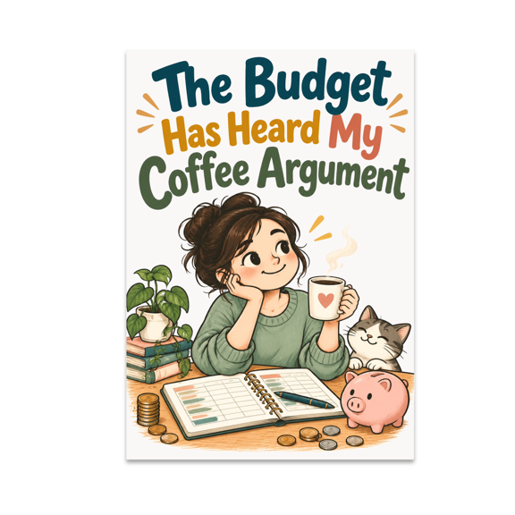 The Budget Has Heard My Coffee Argument - Budget Planning Enthusiast - 13x19 Poster Print