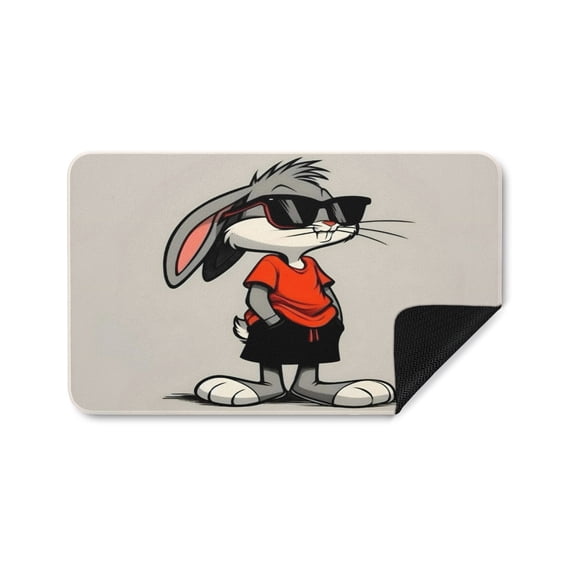The Bugs Bunny Patterned Floor Mat Is Durable And Easy To Clean Adding A Warm Atmosphere And Perfectly Decorating Your Home