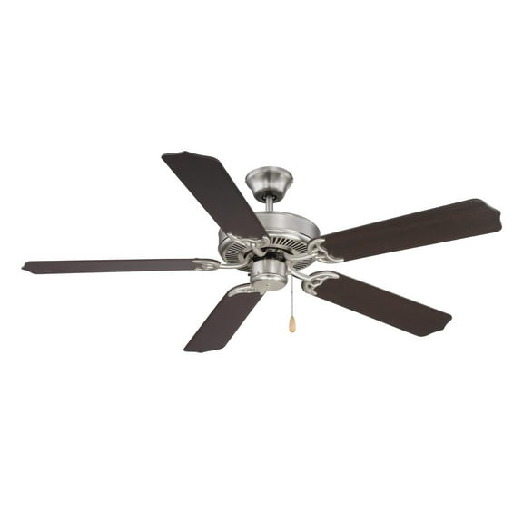 The Builder Specialty 52" Ceiling Fan in Satin Nickel