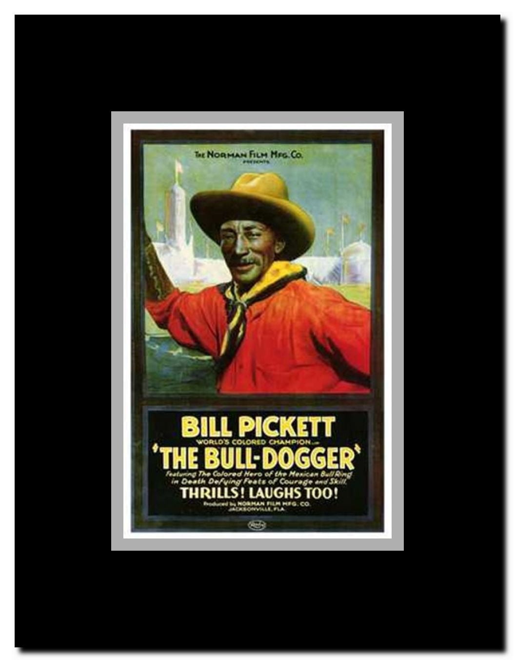 The Bull Dogger Framed Movie Poster
