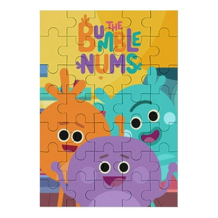 The Bumble Nums Wooden Jigsaw Puzzle 35 70 120 200 300 Piece Birthay Gift Family Game