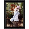 thumbnail image 1 of The Bunch of Lilacs 19x24 Black Ornate Wood Framed Canvas Art by Tissot, James Jacques Joseph, 1 of 2