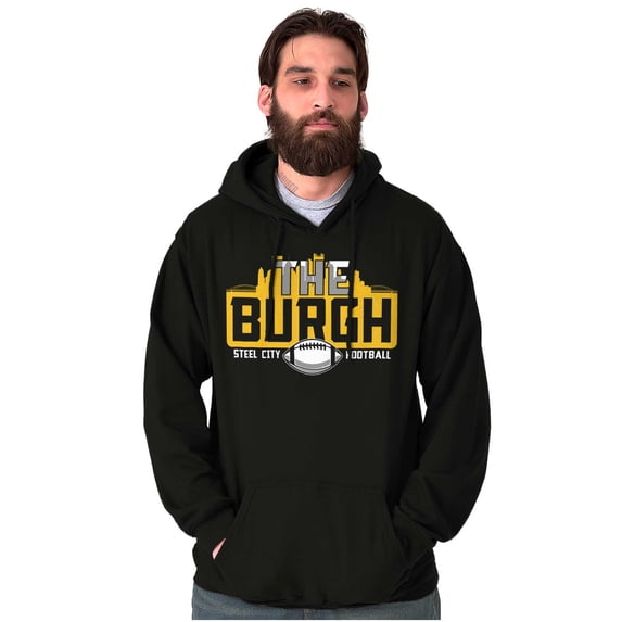 The Burgh PA Steel City Football Hoodie Sweatshirt Women Men Brisco Brands M