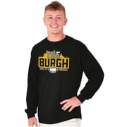 The Burgh PA Steel City Football Long Sleeve TShirt Men Women Brisco Brands S