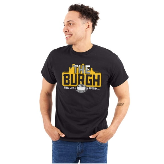 The Burgh PA Steel City Football Men's Graphic T Shirt Tees Brisco Brands S