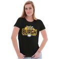 thumbnail image 1 of The Burgh PA Steel City Football Womens Slim Fit Graphic Tee Brisco Brands S, 1 of 5