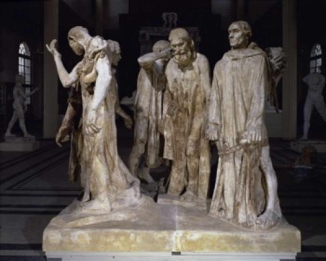 The Burghers of Calais (Les Bourgeois de Calais) Auguste Rodin (1840-1917French) Muse Rodin Paris Canvas Art - Auguste Rodin (24 x 36)