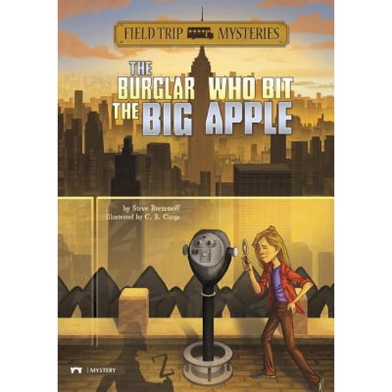 Pre-Owned The Burglar Who Bit the Big Apple Field Trip Mysteries Paperback Steve Brezenoff