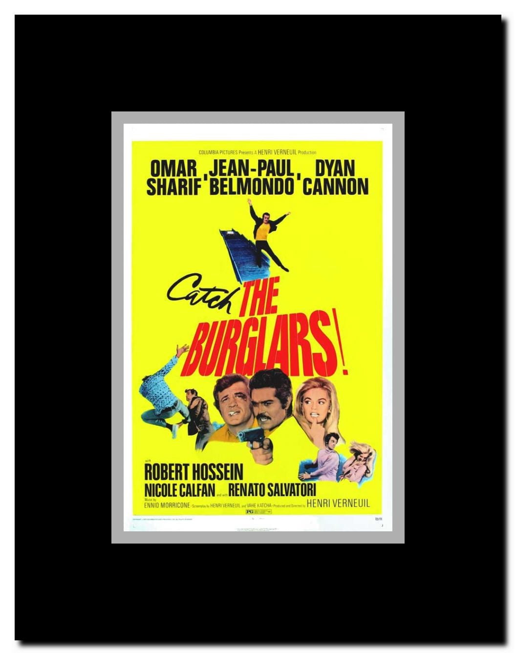 The Burglars Framed Movie Poster