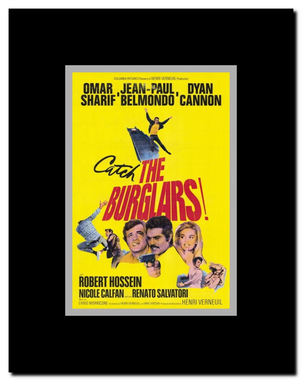 The Burglars Framed Movie Poster