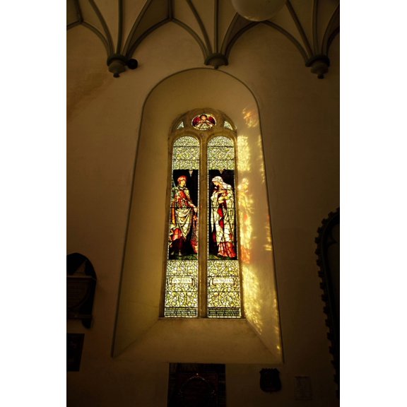 The Burne-Jones Stained Glass Window St Carthaghs Cathdral Lismore County Waterford Ireland Canvas Art - Panoramic Images (36 x 12)