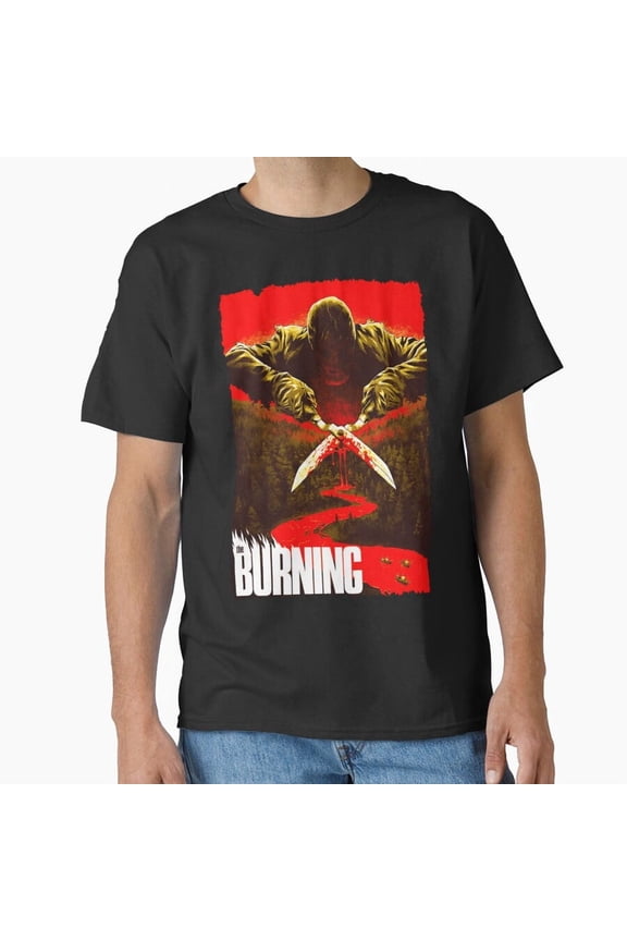 The Burning 80s Summer Camp Slasher Horror Movie Graphic H34133 Unisex T-Shirt, Up to 5XL Available