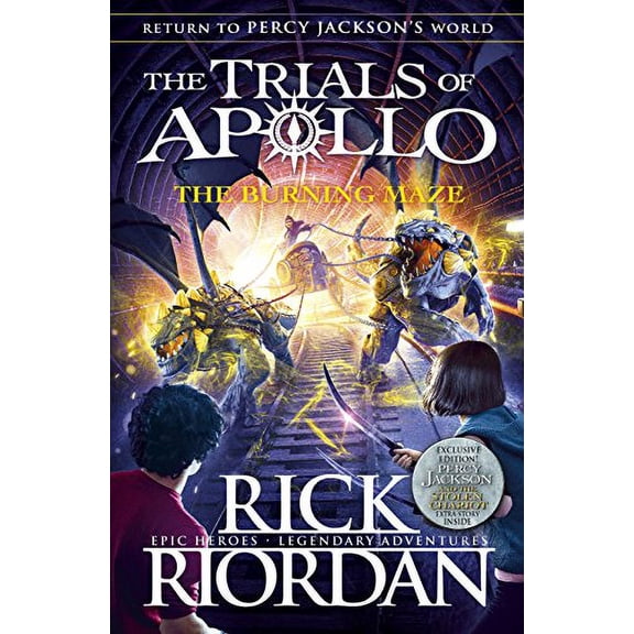Pre-Owned THE BURNING MAZE (THE TRIALS OF APOLLO BOOK 3) (Paperback) 0141364009 9780141364001