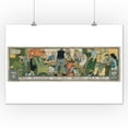 thumbnail image 1 of The Burning of the Midnight Oil Vintage Poster (artist: Blumenthal) USA c. 1907 (12x18 Art Print, Wall Decor Travel Poster), 1 of 1