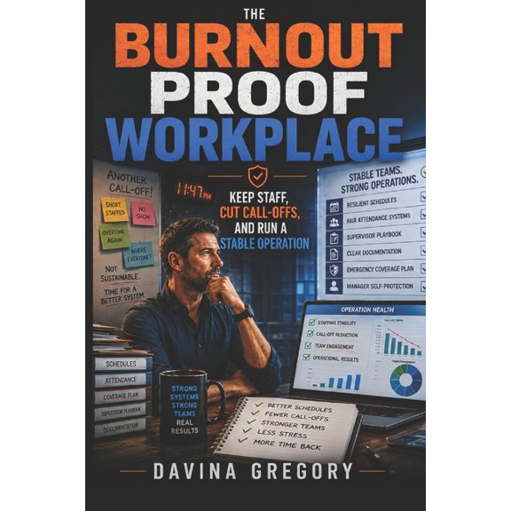 The Burnout Proof Workplace: Keep Staff, Cut Call-Offs, and Run a Stable Operation, (Paperback)