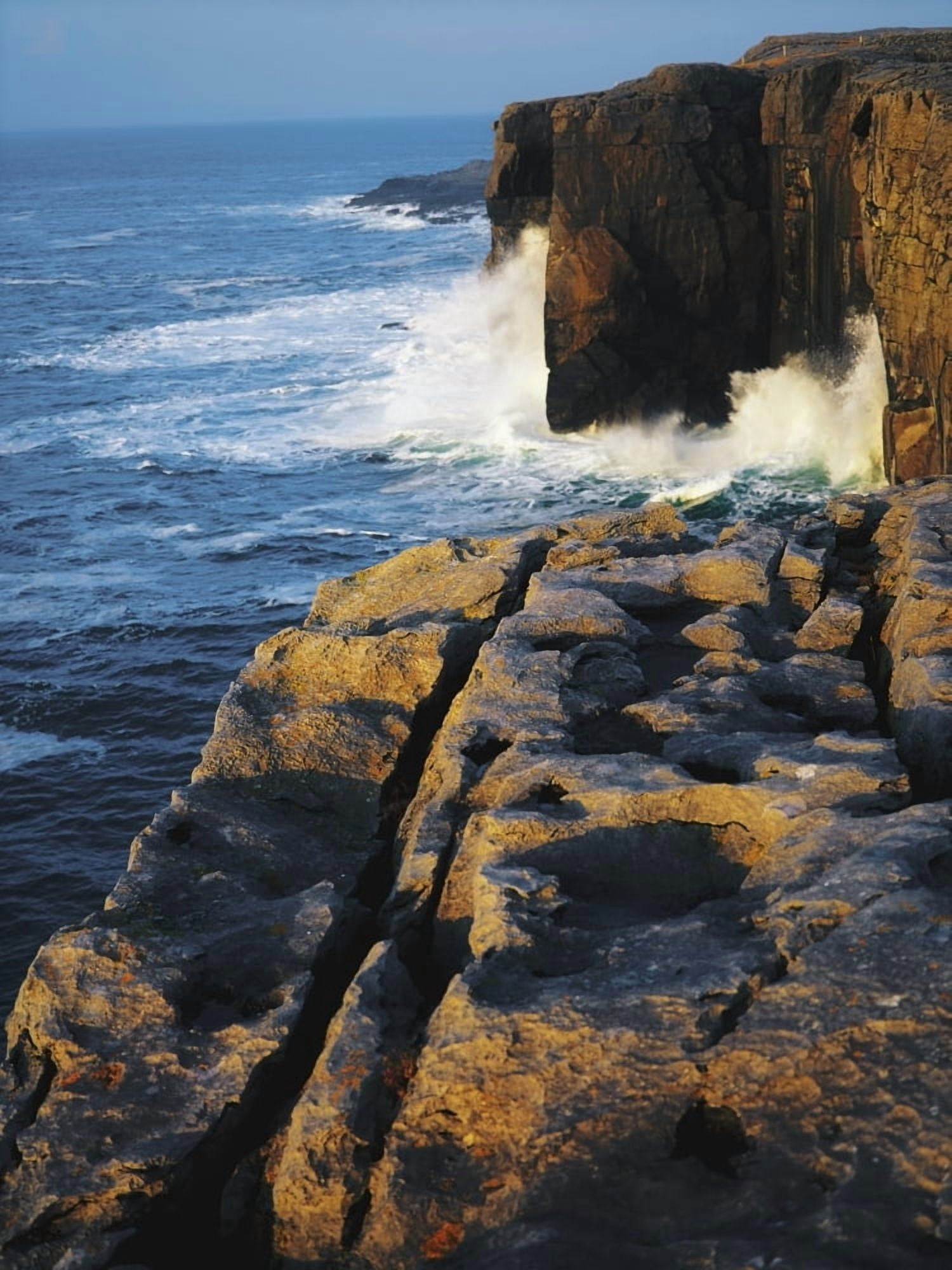 The Burren Co Clare Ireland Canvas Art - The Irish Image Collection Design Pics (13 x 17)