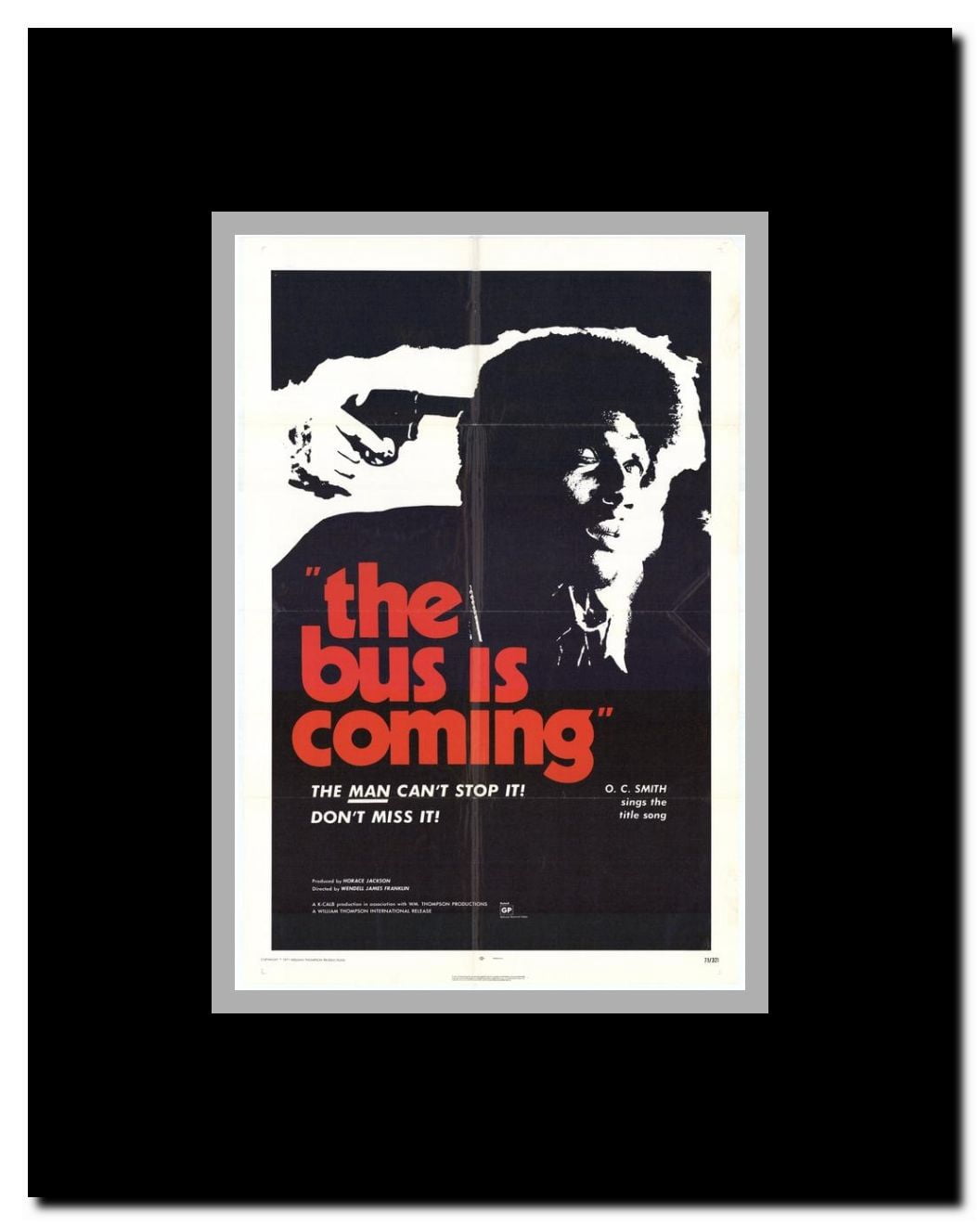 The Bus Is Coming Framed Movie Poster