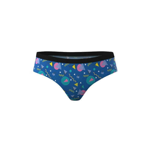 The Bus Stop - Shinesty Retro Shapes Cheeky Underwear Large
