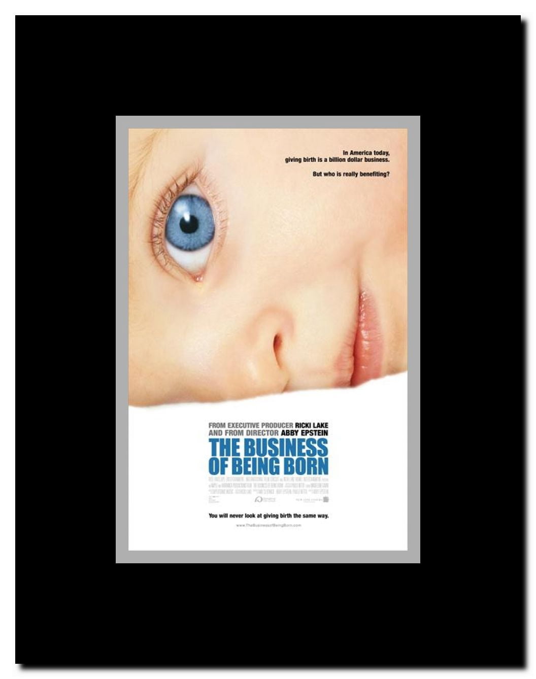 The Business of Being Born Framed Movie Poster