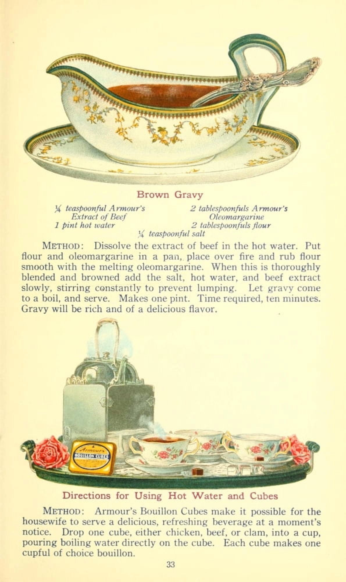 The Business of being a Housewife 1917 Brown Gravy Canvas Art - (24 x 36)