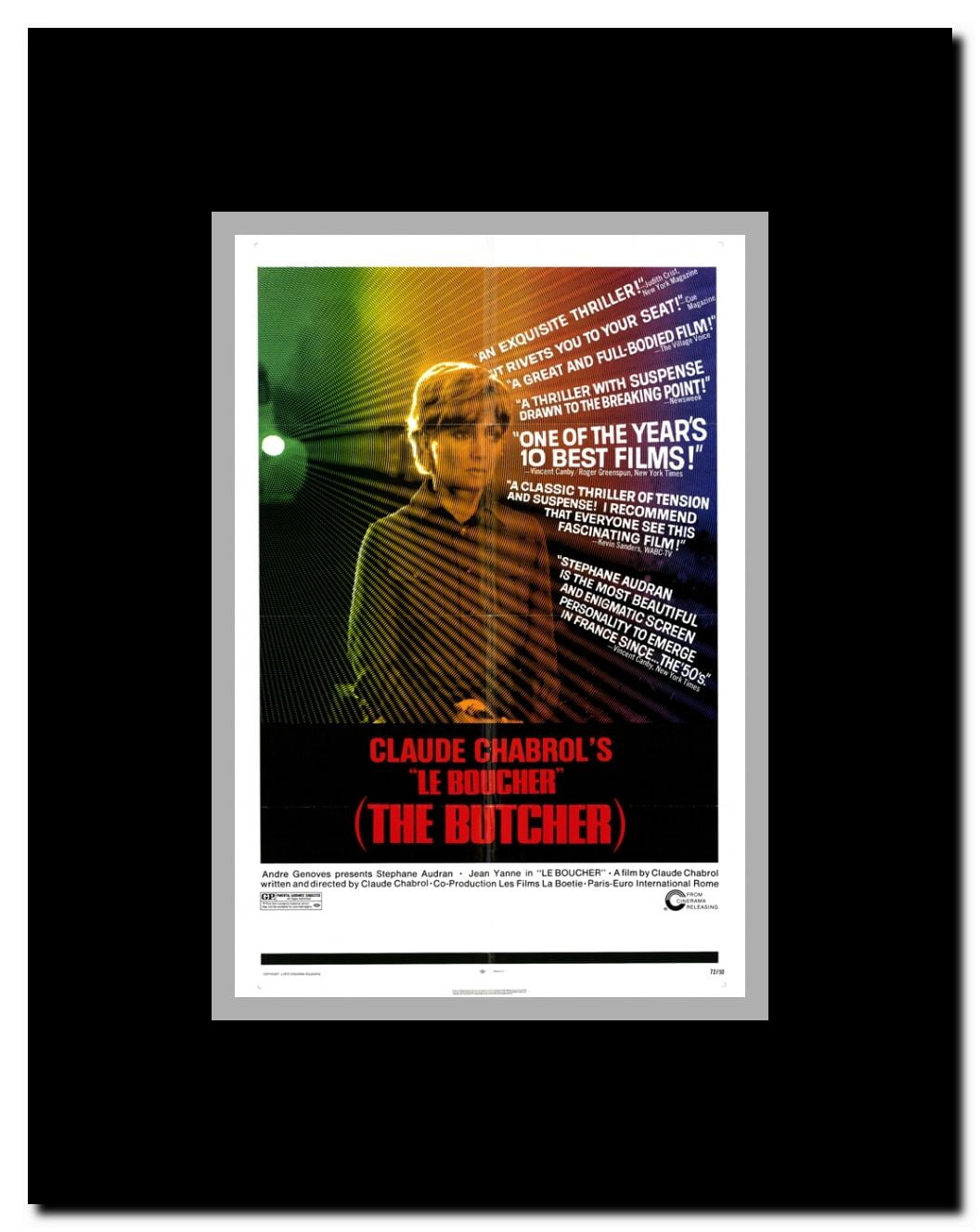 The Butcher Framed Movie Poster