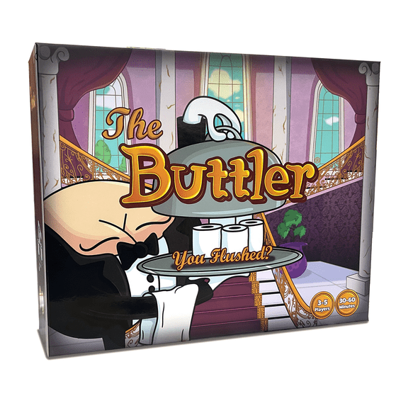 The Butler - You Flushed? - Funny Family Board Game for 3-5 Players by The Dusty Top Hat