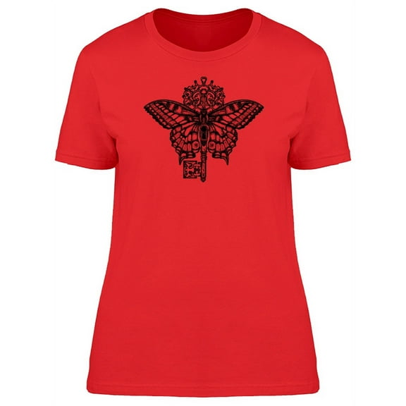 The Butterfly And The Key T-Shirt Women -Image by Shutterstock, Female Large