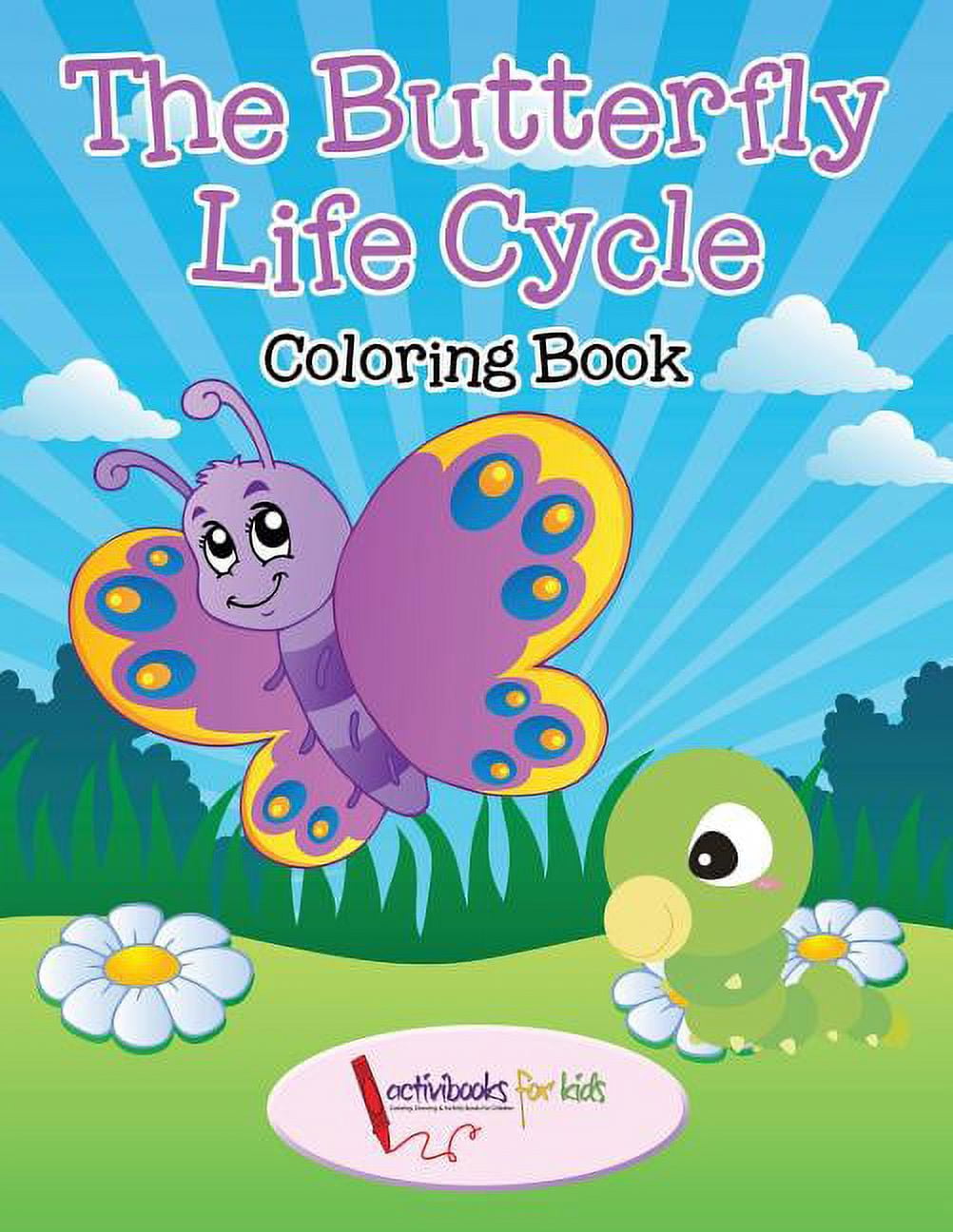 The Butterfly Life Cycle Coloring Book, (Paperback)