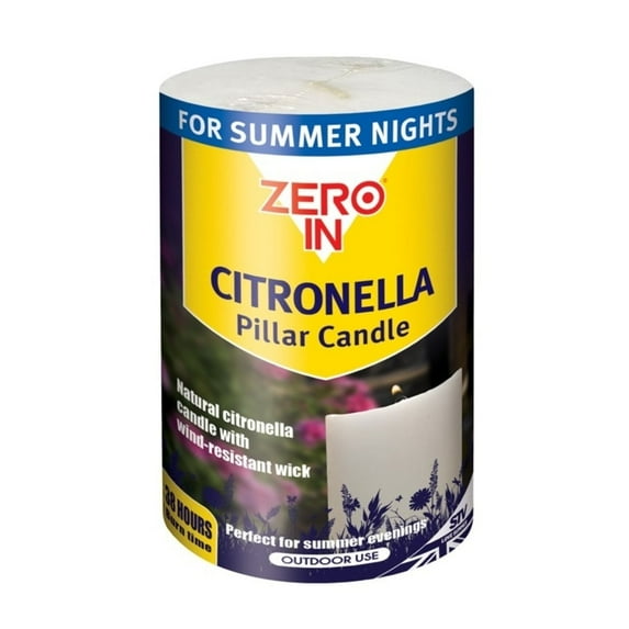 The Buzz Citronella Pillar Candle