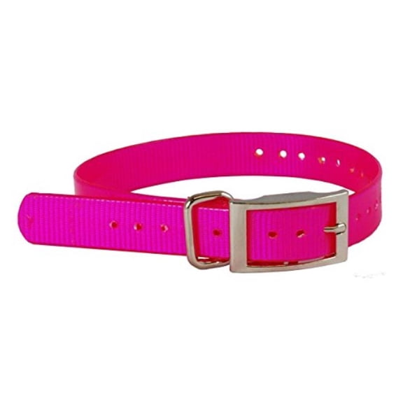 The Buzzard's Roost Collar Strap-Color:Pink,Size:1x24