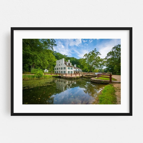 The C&O Canal - Maryland Photography Black Framed Wall Art Print 12 x 18 inches